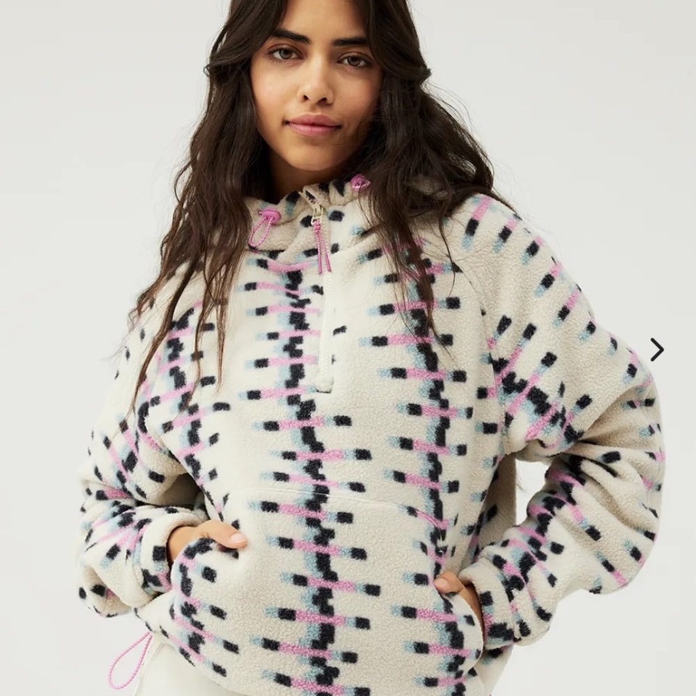 Outdoor Voices Primo Fleece 1/4 Zip Hoodie